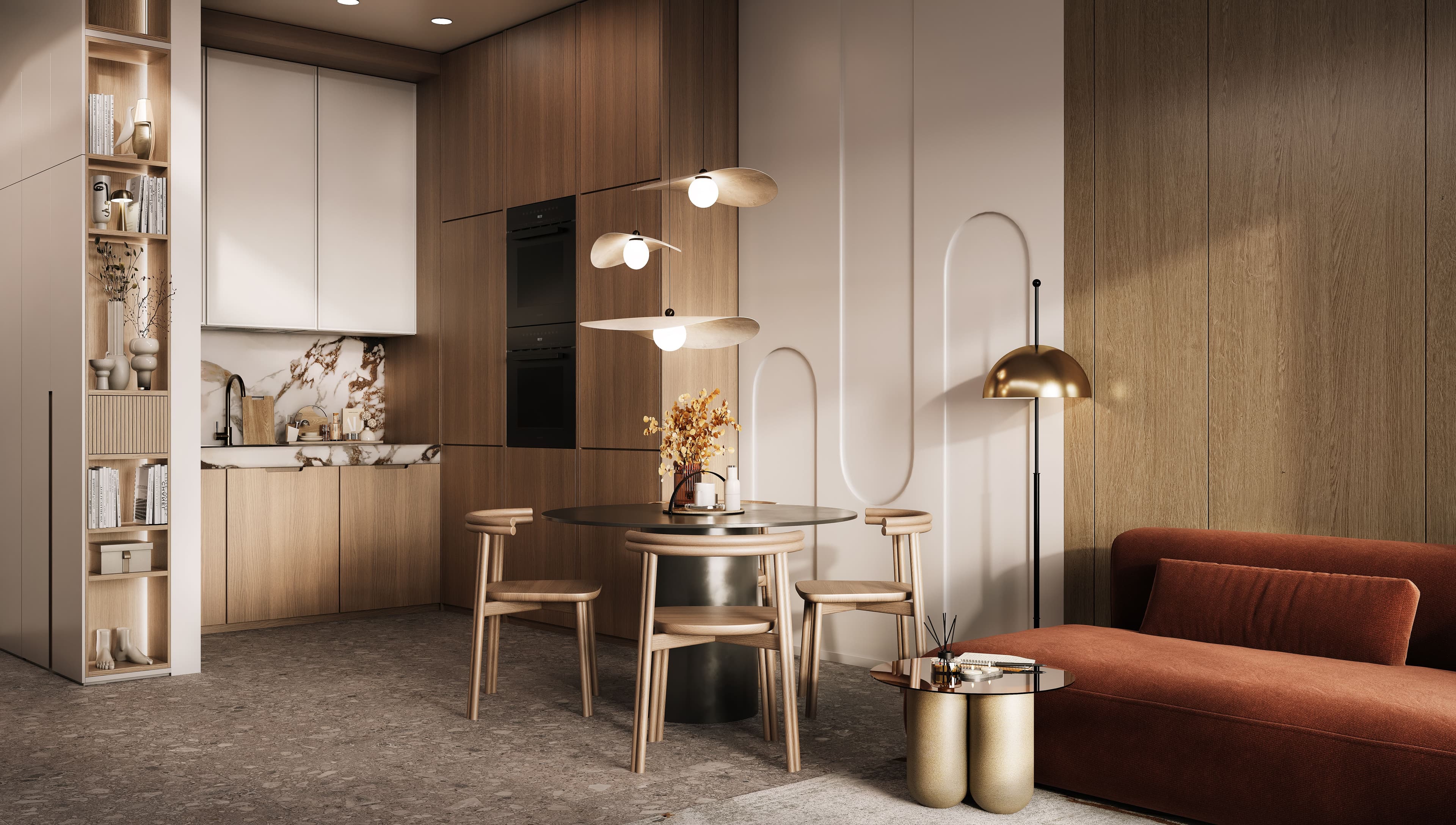 Башня С_кухня-гостиная