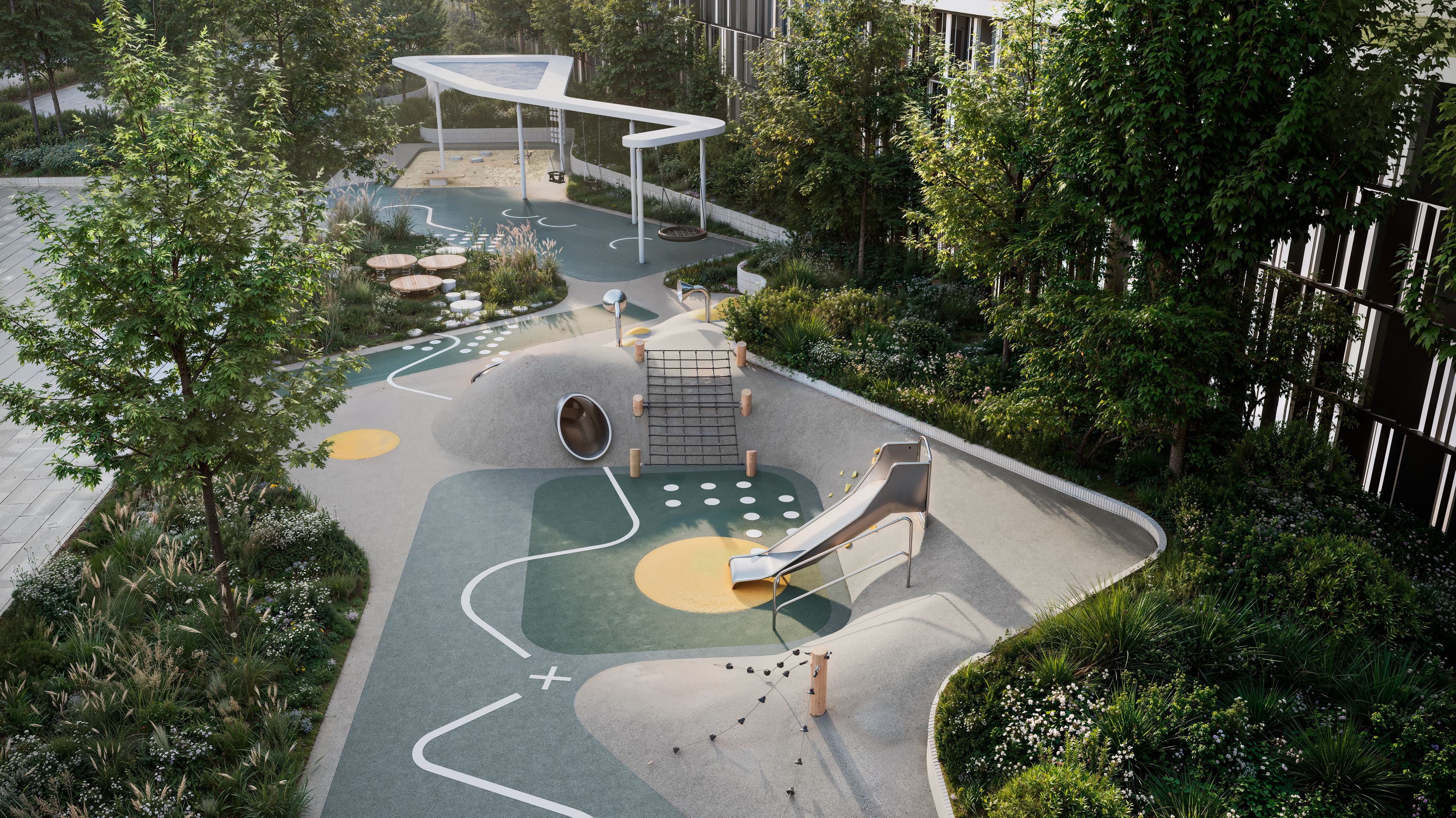 Детская площадка дошкольников _1