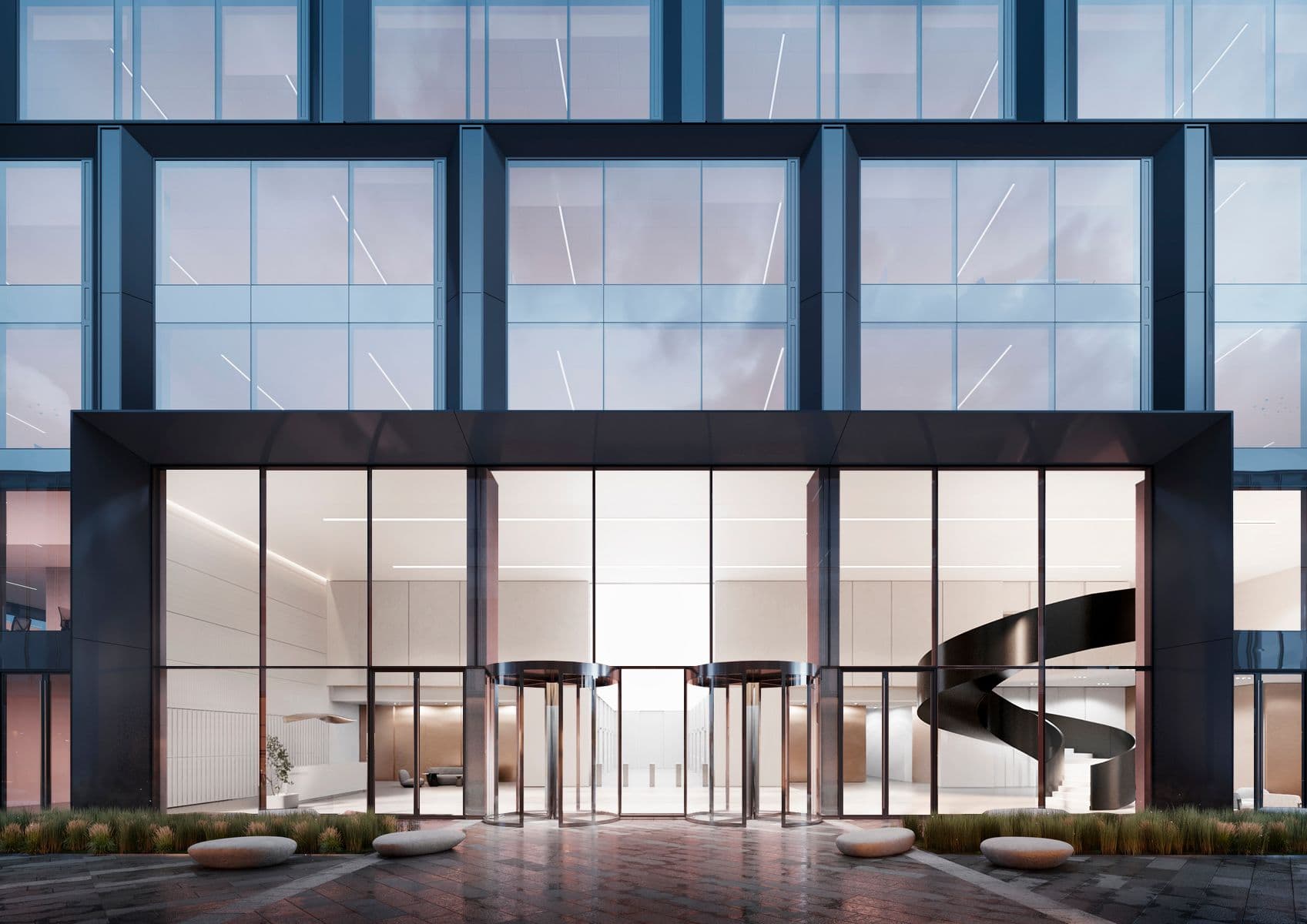 STONE Дмитровская_Фасад с вестибюлем