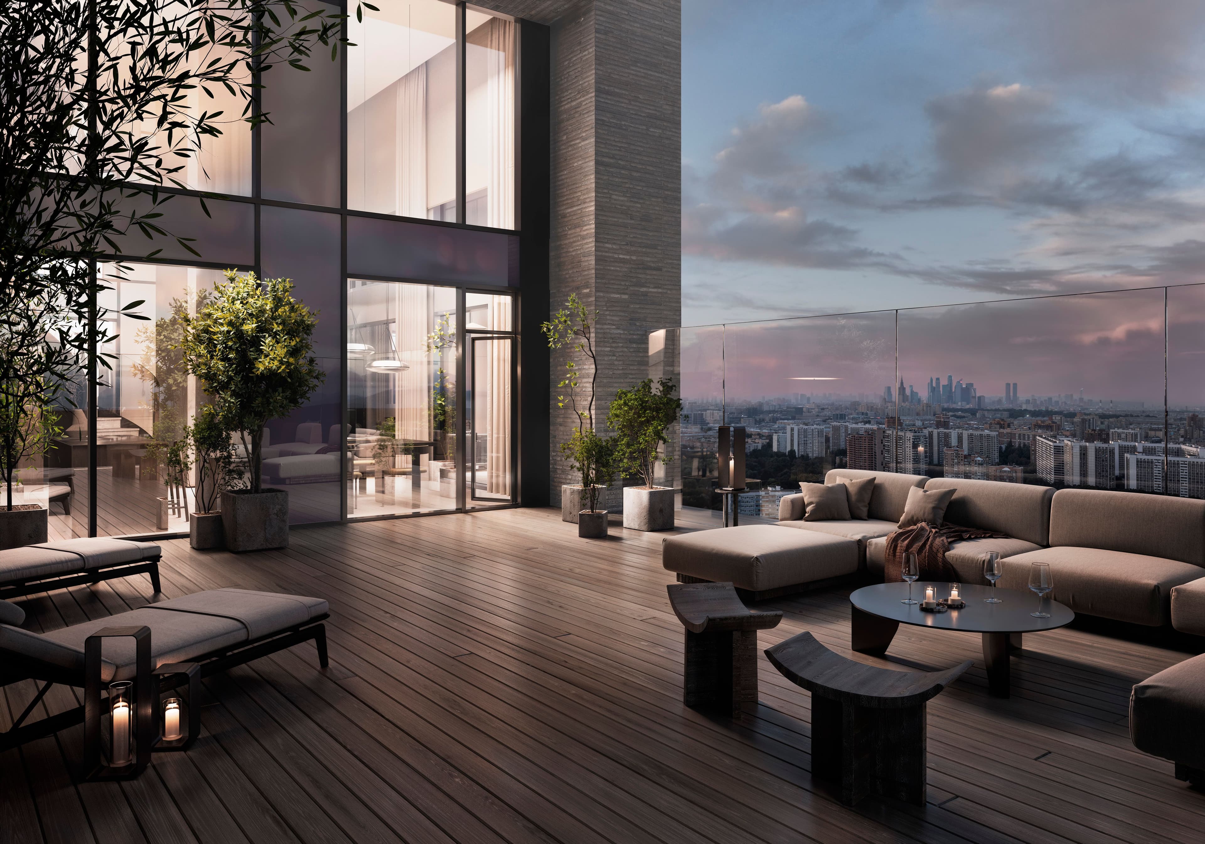 Терраса в Башне A