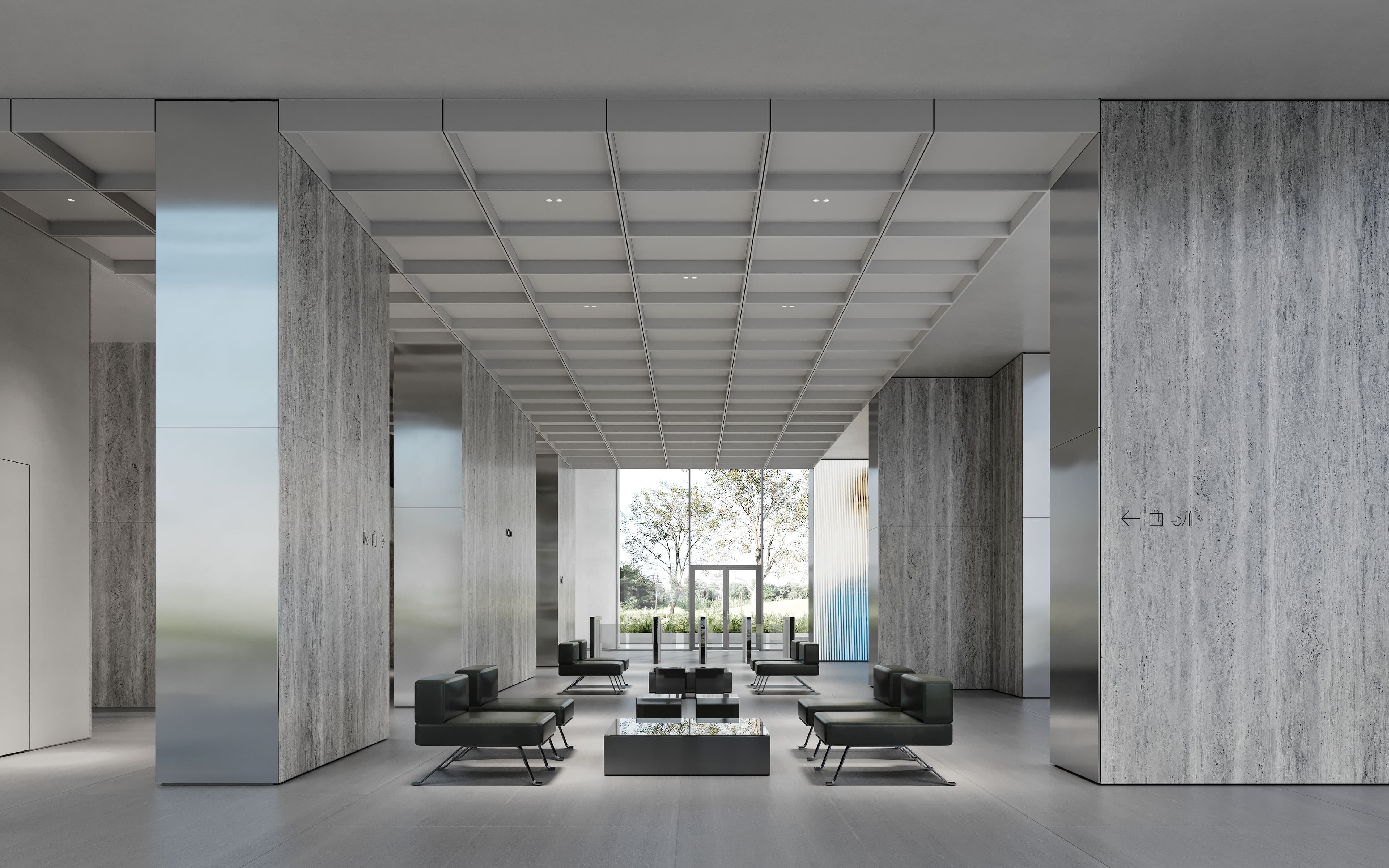 Этаж 1 - зона ожидания